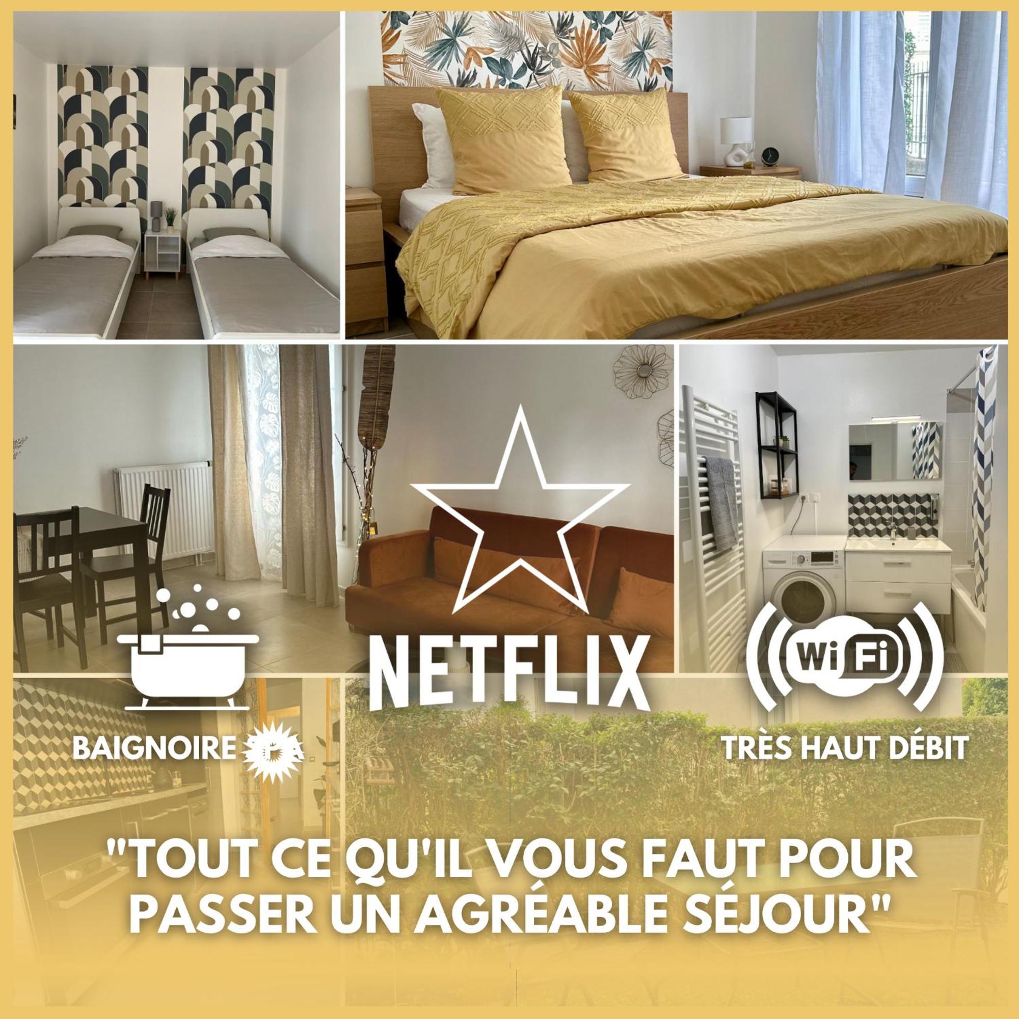 6Personne,10Mn De Disney,30Mn De Paris,Parking Bussy-Saint-Georges Zewnętrze zdjęcie